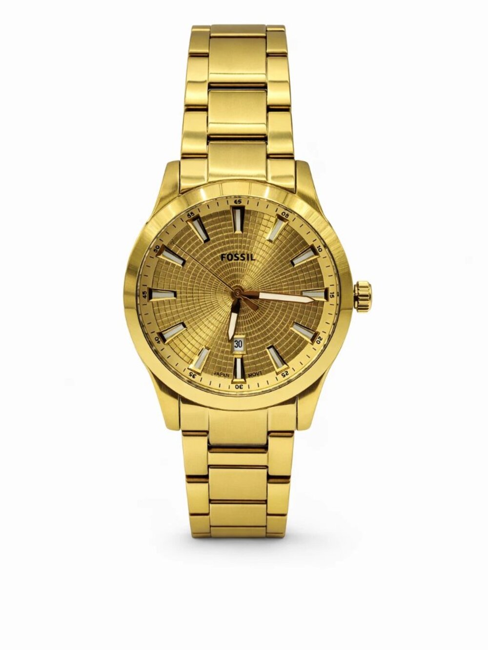Fossil Everett FS5965 Men's Gold-Tone Watch 44mm